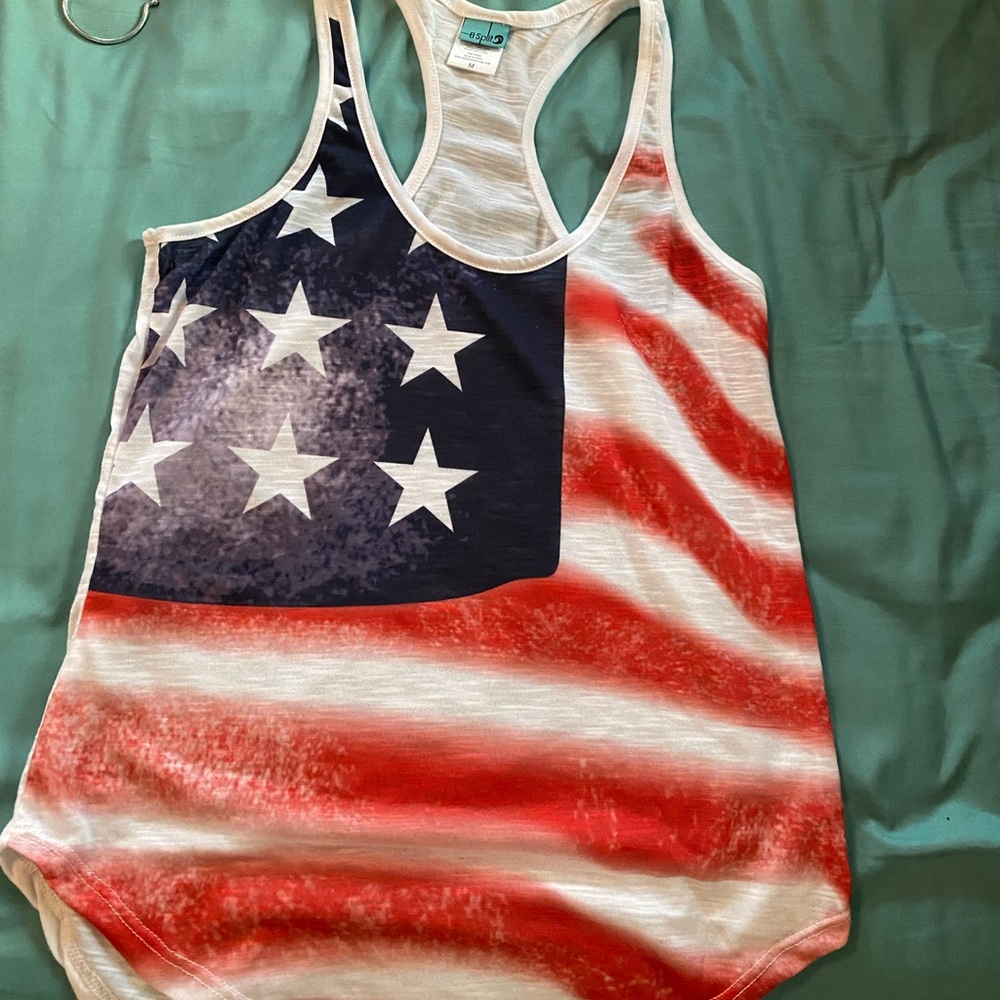 American Flag Tank Top